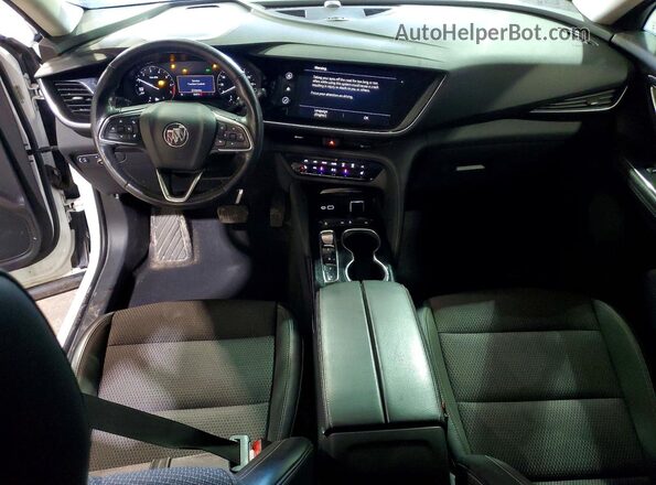 LRBAZLR48MD112334 2021 BUICK ENVISION White Dashboard view
