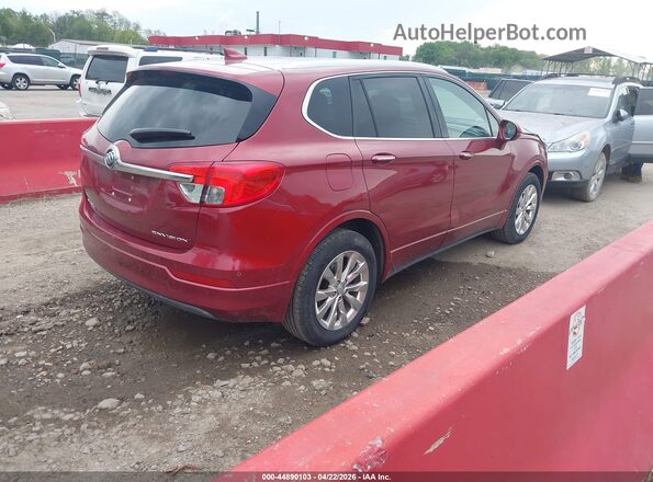 LRBFX1SA3JD027882 2018 BUICK ENVISION Red Trasero derecho