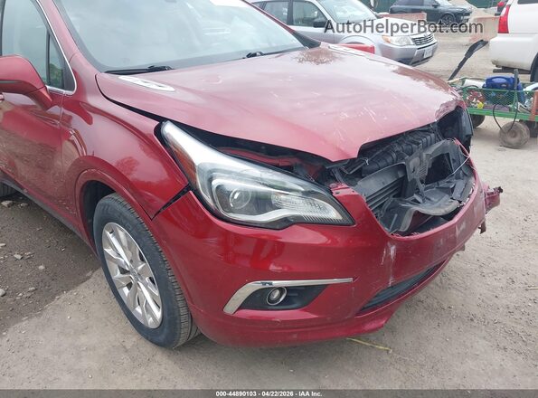 LRBFX1SA3JD027882 2018 BUICK ENVISION Red 