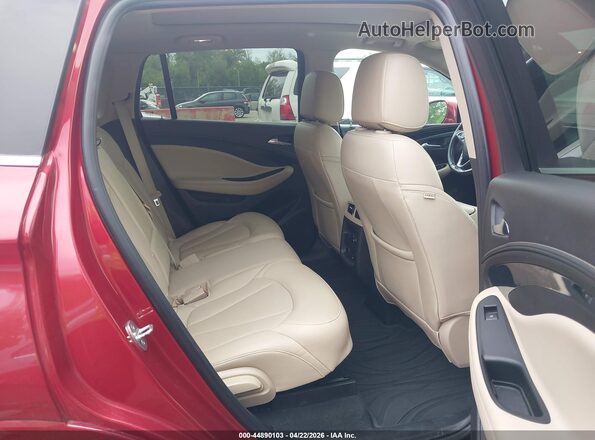 LRBFX1SA3JD027882 2018 BUICK ENVISION Red Vista de la etiqueta del VIN