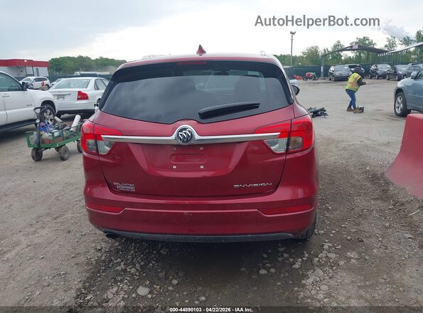 LRBFX1SA3JD027882 2018 BUICK ENVISION Red 