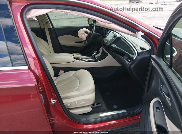LRBFX1SA3JD051745 2018 BUICK ENVISION Red Вид салону спереду