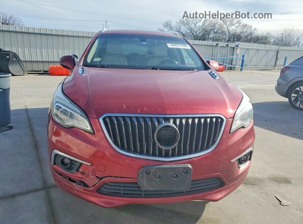 LRBFX1SA6JD017234 2018 BUICK ENVISION Бордовый Вид спереди