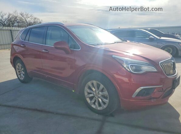 LRBFX1SA6JD017234 2018 BUICK ENVISION Бордовый Передняя правая четверть