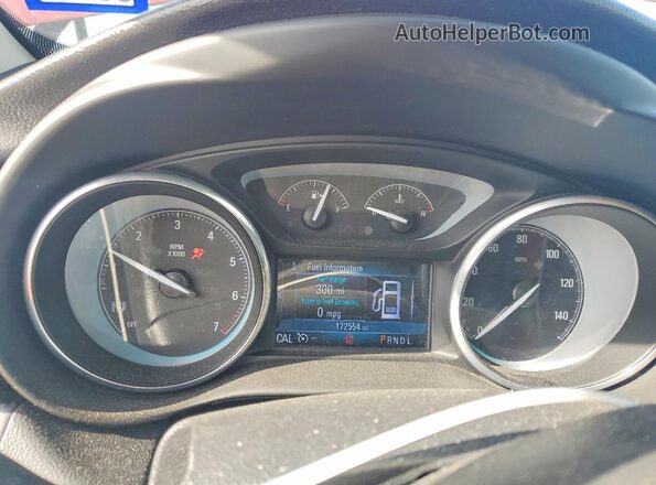 LRBFX1SA6JD017234 2018 BUICK ENVISION Бордовый Вид щитка приборов