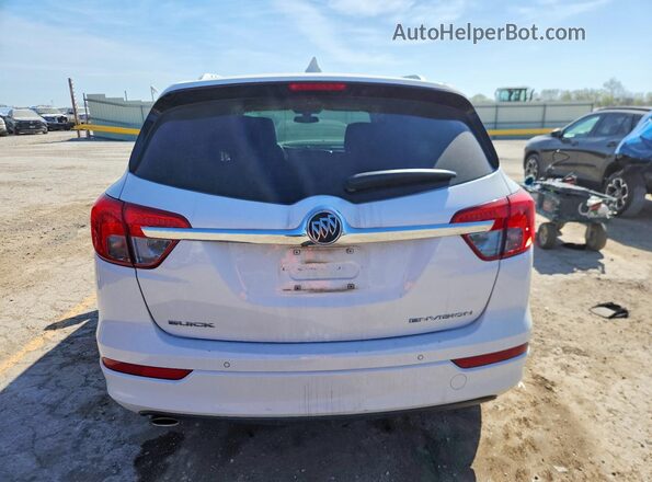 LRBFX1SA9JD083521 2018 BUICK ENVISION White Вид ззаду
