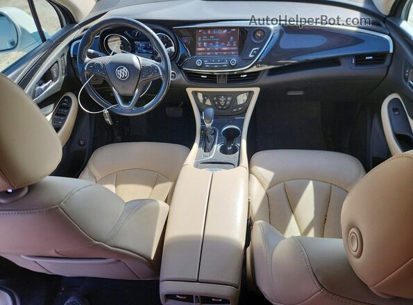 LRBFX1SA9JD083521 2018 BUICK ENVISION White Вид панелі приладів