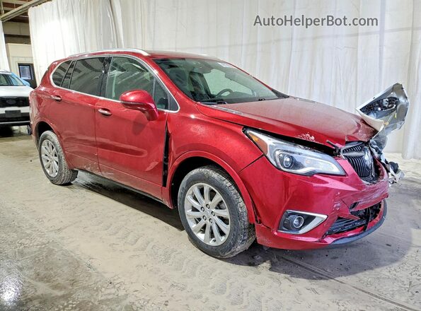 LRBFX2SA3KD121607 2019 BUICK ENVISION Красный Передняя правая четверть