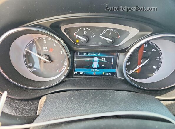 LRBFX2SA3KD144126 2019 BUICK ENVISION Черный Вид щитка приборов