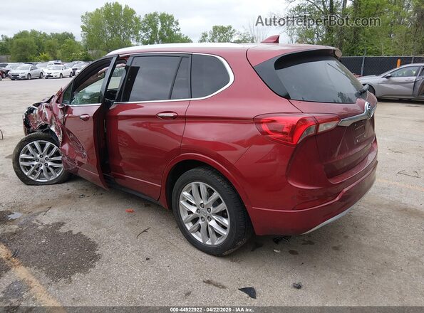 LRBFX3SX6KD010978 2019 BUICK ENVISION Red Rear left