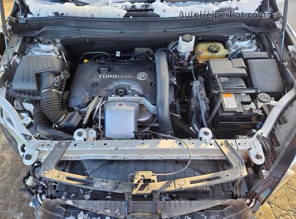 LRBFX4SX8JD028452 2018 BUICK ENVISION Silver ძრავის განყოფილების ხედი
