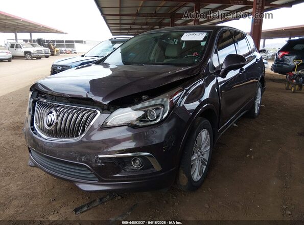 LRBFXASAXHD023838 2017 BUICK ENVISION Фиолетовый Передняя левая четверть