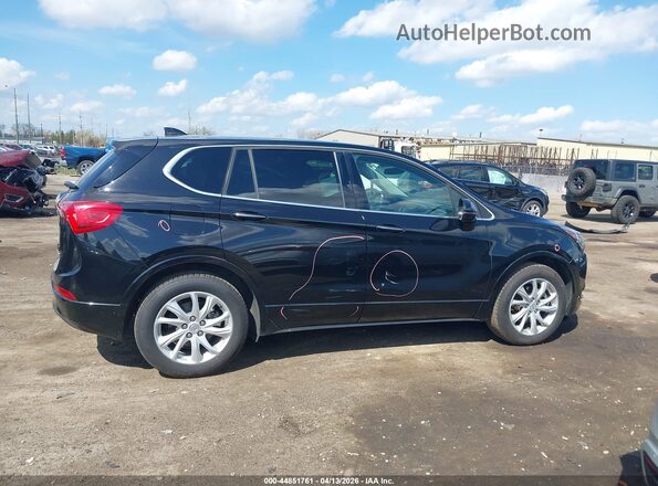 LRBFXBSA0KD061558 2019 BUICK ENVISION Black Widok wnętrza 360 stopni