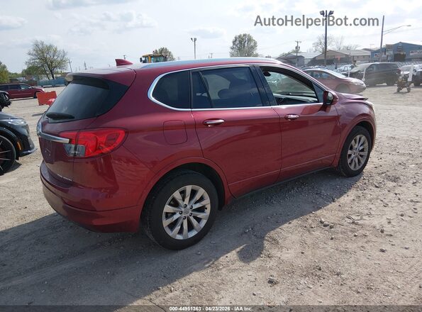 LRBFXBSA5HD095035 2017 BUICK ENVISION Red Задня права чверть