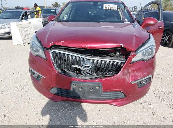 LRBFXBSA5HD095035 2017 BUICK ENVISION Red Вид спереду