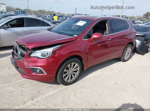 LRBFXBSA5HD095035 2017 BUICK ENVISION Red Передня ліва чверть