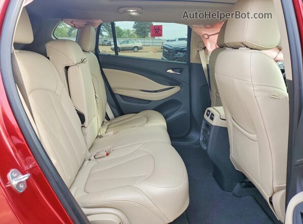 LRBFXBSA7HD054115 2017 BUICK ENVISION Red Widok tylnych siedzeń