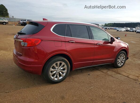 LRBFXBSA7HD054115 2017 BUICK ENVISION Red Tył prawy