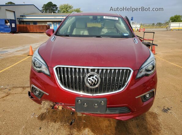 LRBFXBSA7HD054115 2017 BUICK ENVISION Red Widok z przodu