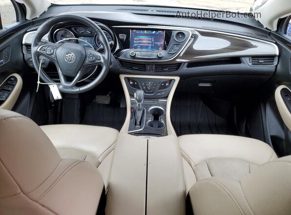 LRBFXBSA7KD023616 2019 BUICK ENVISION Tan Dashboard view