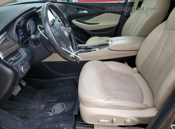 LRBFXBSA7KD023616 2019 BUICK ENVISION Tan Front interior view