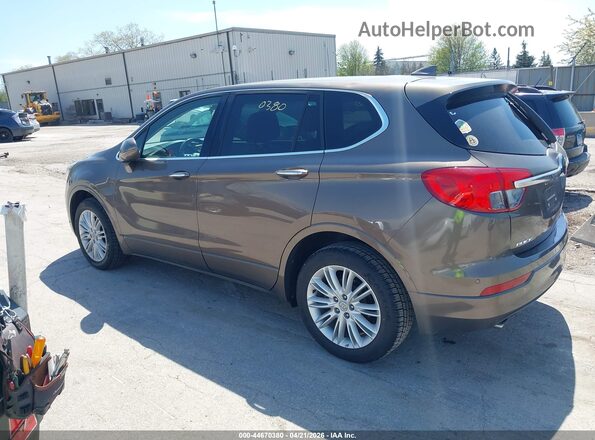 LRBFXBSA9JD054624 2018 BUICK ENVISION Brown Rear left