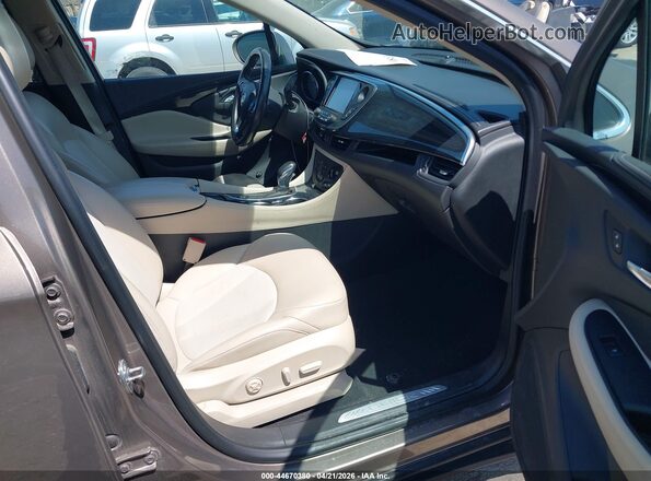 LRBFXBSA9JD054624 2018 BUICK ENVISION Brown Front interior view