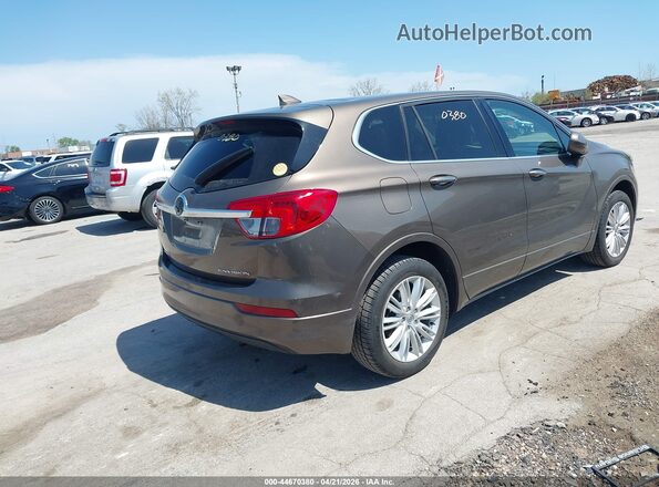 LRBFXBSA9JD054624 2018 BUICK ENVISION Brown Rear right