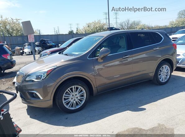 LRBFXBSA9JD054624 2018 BUICK ENVISION Brown Front left
