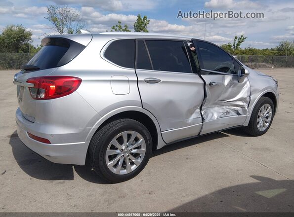 LRBFXBSAXHD197043 2017 BUICK ENVISION Silver Rear interior view