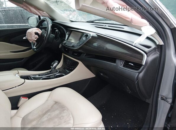 LRBFXBSAXKD121104 2019 BUICK ENVISION Gray წინა სალონის ხედი