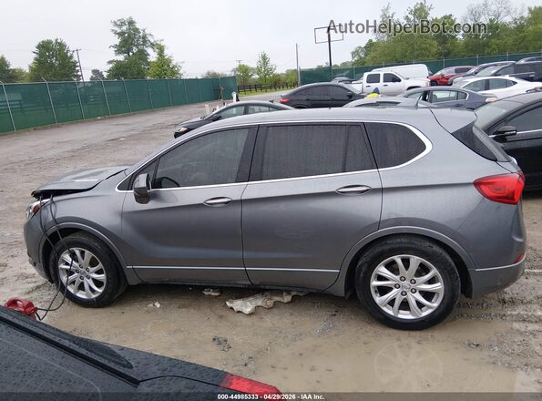 LRBFXBSAXKD121104 2019 BUICK ENVISION Gray სალონის 360-გრადუსიანი ხედი