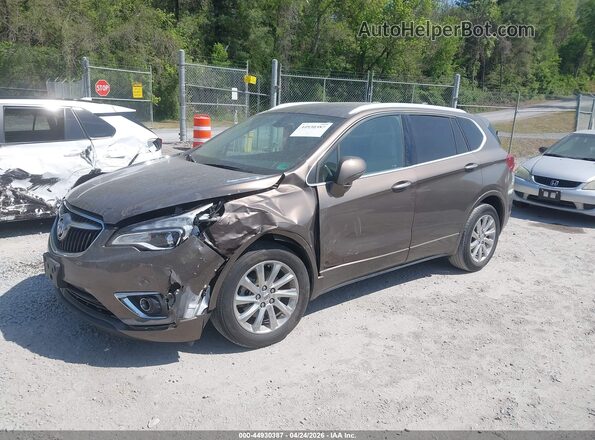 LRBFXCSA0KD141190 2019 BUICK ENVISION Gold წინა მარცხენა ხედი სამი მეოთხედიდან