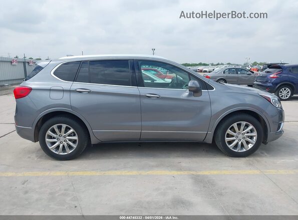 LRBFXCSA5LD139503 2020 BUICK ENVISION Gray Rear interior view