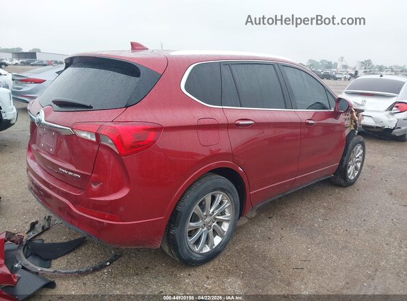 LRBFXCSA8KD006913 2019 BUICK ENVISION Red Trasero derecho
