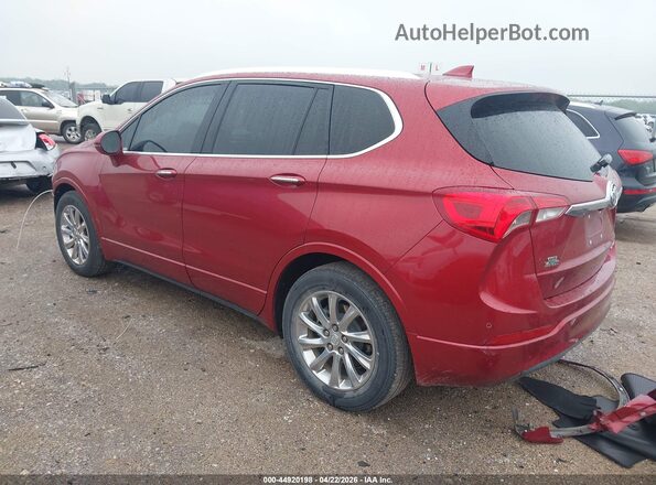 LRBFXCSA8KD006913 2019 BUICK ENVISION Red Trasero izquierdo