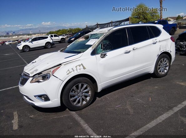 LRBFXCSA8LD019324 2020 BUICK ENVISION White Vista tres cuartos delantera izquierda