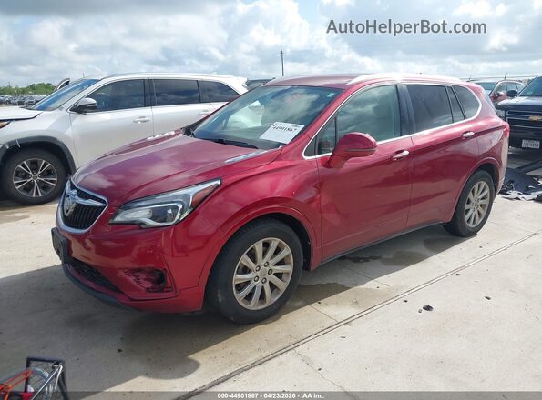 LRBFXCSA8LD115518 2020 BUICK ENVISION Red Передня ліва чверть