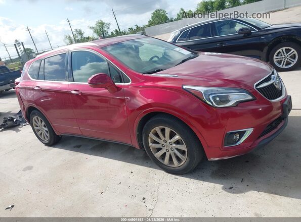 LRBFXCSA8LD115518 2020 BUICK ENVISION Red Вид задньої частини салону