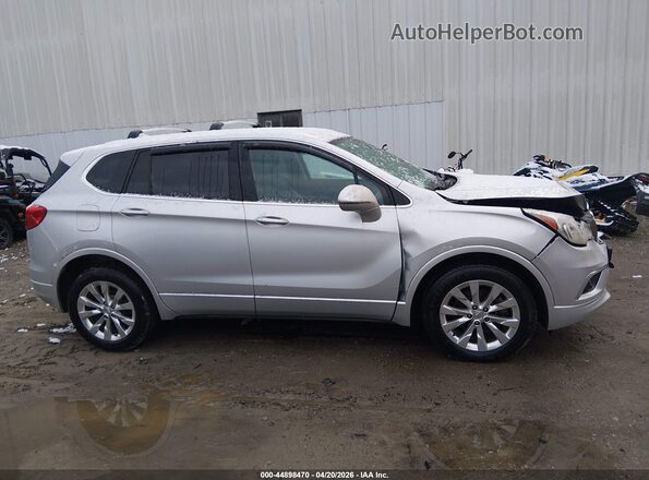 LRBFXDSA5HD066422 2017 BUICK ENVISION Silver Rear interior view