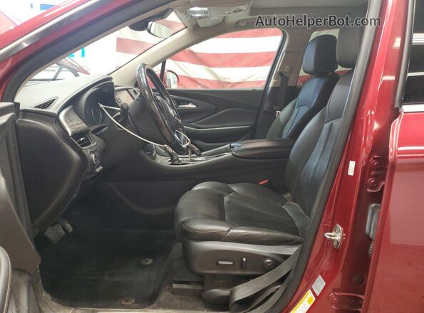 LRBFXFSX3HD085051 2017 BUICK ENVISION Burgundy წინა სალონის ხედი
