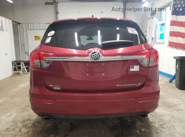 LRBFXFSX3HD085051 2017 BUICK ENVISION Burgundy უკანა ხედი
