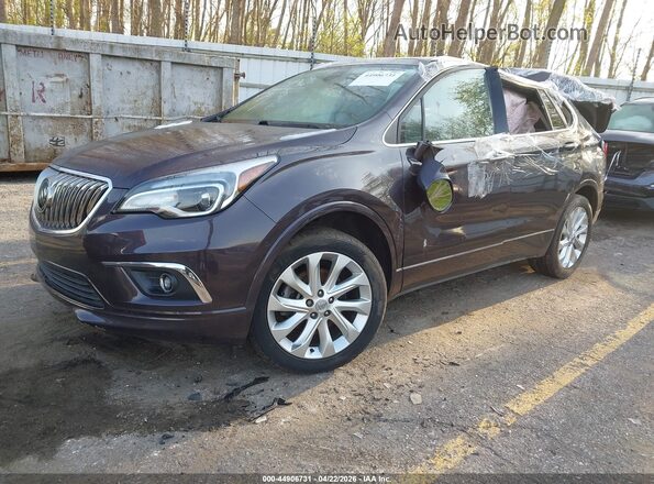LRBFXFSX4GD144395 2016 BUICK ENVISION Brown წინა მარცხენა ხედი სამი მეოთხედიდან