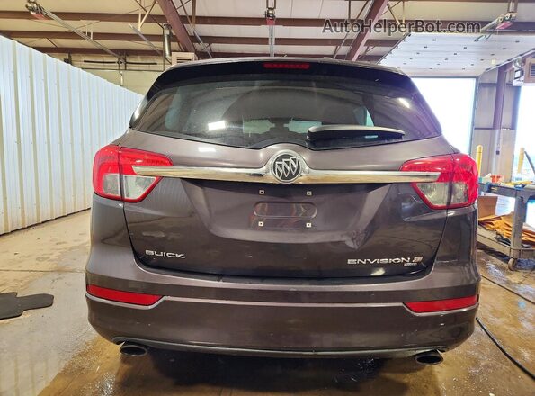 LRBFXFSX8HD237504 2017 BUICK ENVISION Charcoal უკანა ხედი