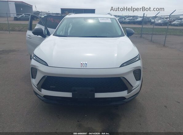 LRBFZLE43SD027720 2025 BUICK ENVISION White ხელსაწყოთა პანელის ხედი