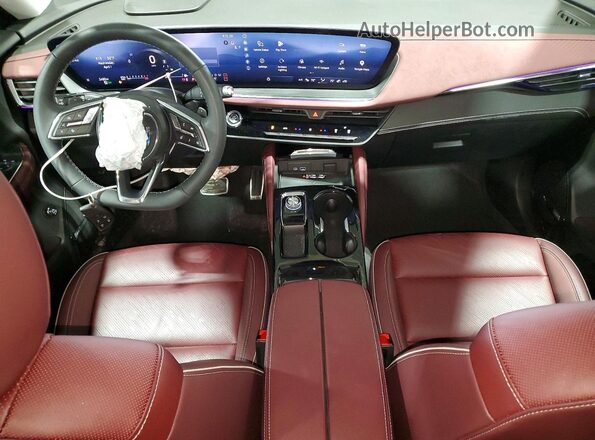 LRBFZLE48SD028183 2025 BUICK ENVISION Burgundy Vista del salpicadero