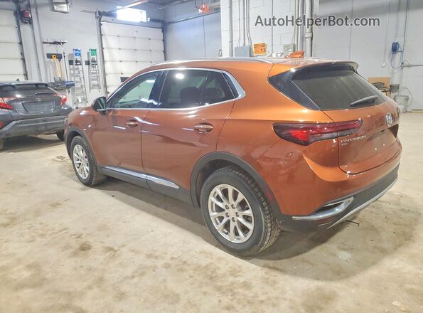 LRBFZMR40MD170370 2021 BUICK ENVISION Brown Rear left