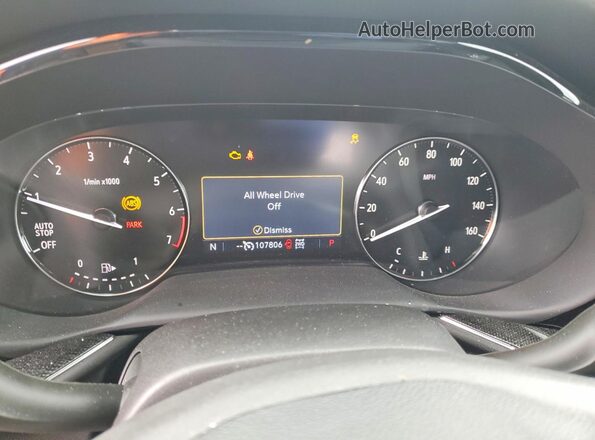 LRBFZMR45MD105109 2021 BUICK ENVISION Black Вид щитка приладів