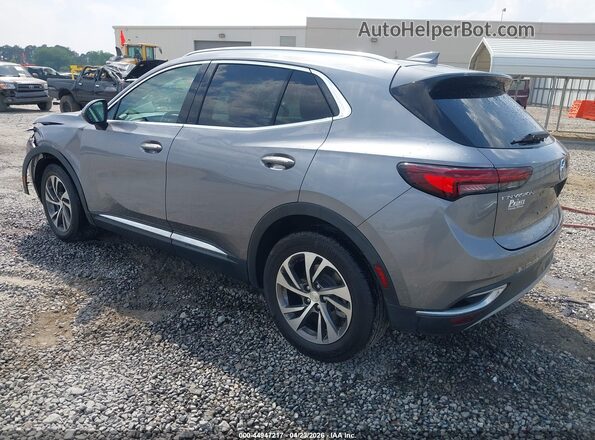 LRBFZNR40MD140467 2021 BUICK ENVISION Silver Задня ліва чверть