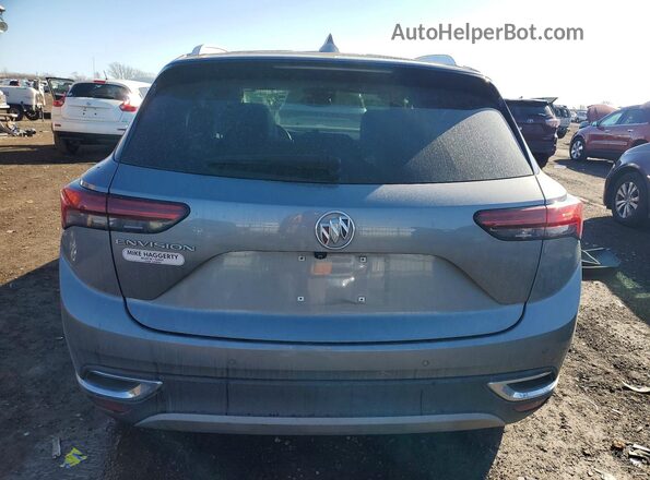 LRBFZNR49MD073903 2021 BUICK ENVISION Gray Rear view